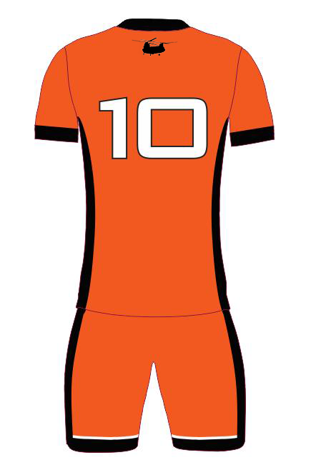 RAF Odiham Short Sleeve Football Kit - Orange/Black - Premium from Buzz Physique - Just $38.50! Shop now at Buzz Physique