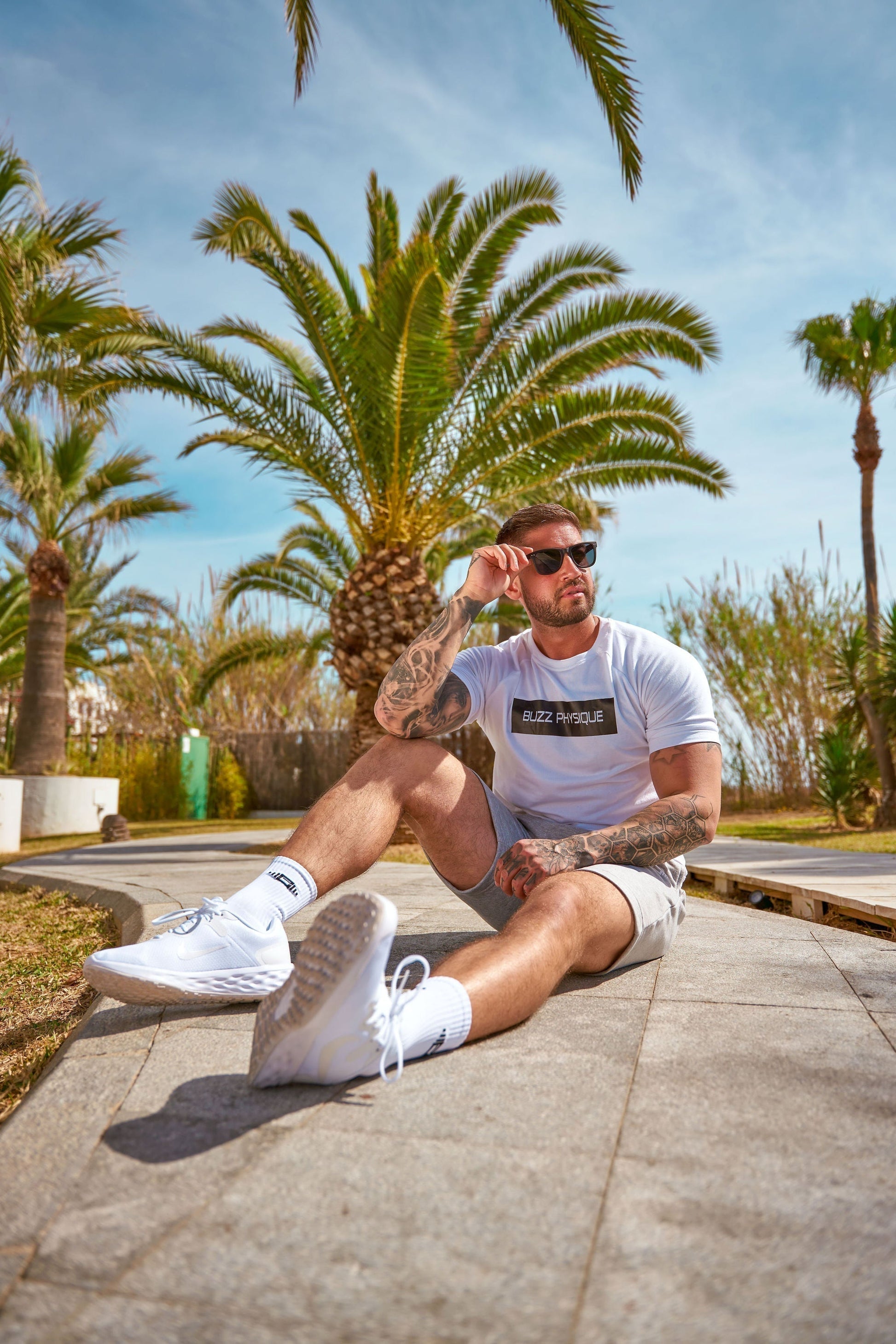 Buzz Physique Statement T-Shirt - White - Premium  from Buzz Physique - Just $12.95! Shop now at Buzz Physique