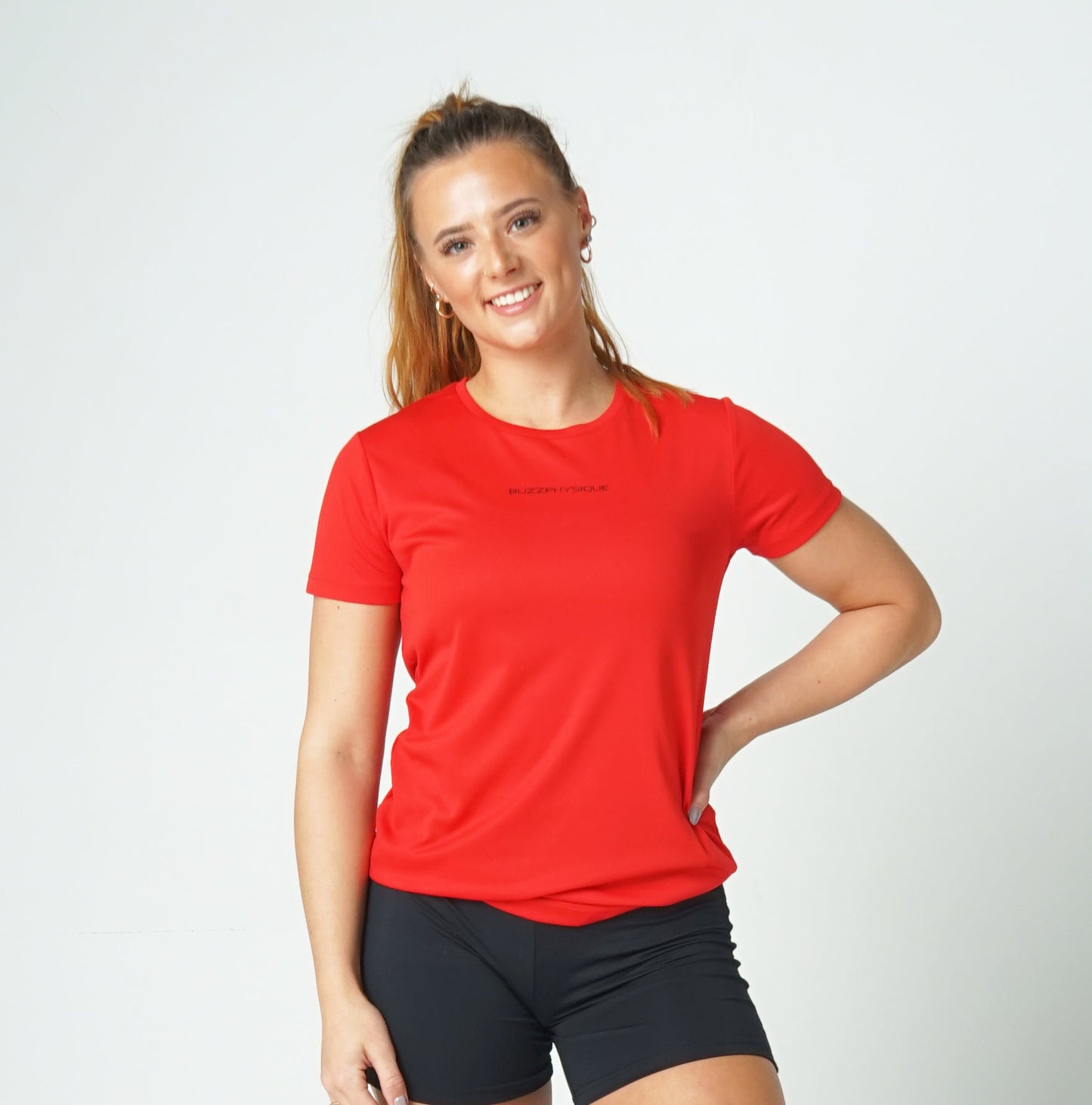 Buzz Physique Women's Sport T-Shirt - Red - Premium from Buzz Physique - Just $10.95! Shop now at Buzz Physique