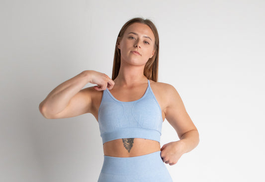 Buzz Physique Acute Seamless Bra - Blue - Premium  from Buzz Physique - Just $12.95! Shop now at Buzz Physique