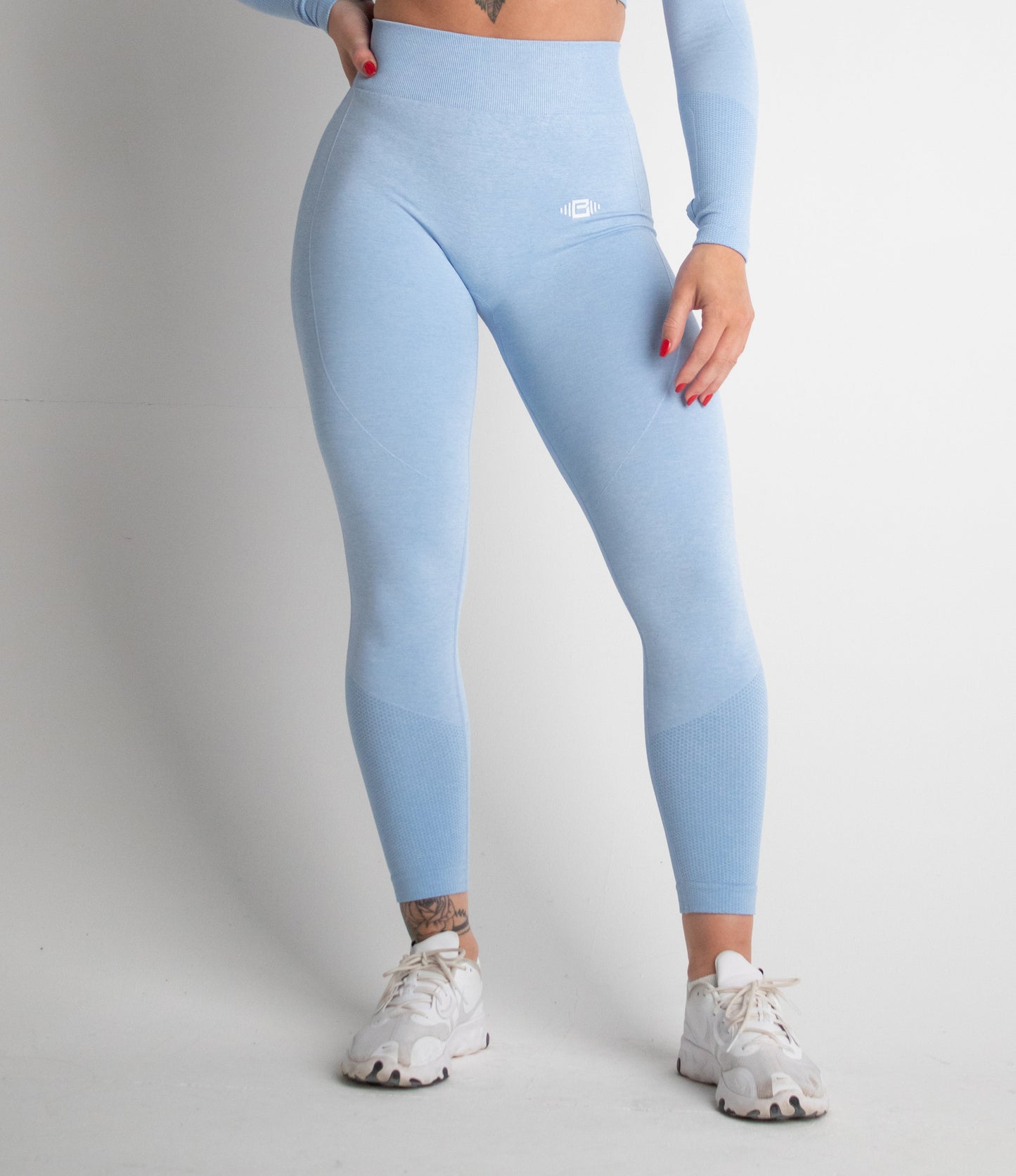Buzz Physique Acute Seamless Leggings - Blue - Premium from Buzz Physique - Just $12.95! Shop now at Buzz Physique