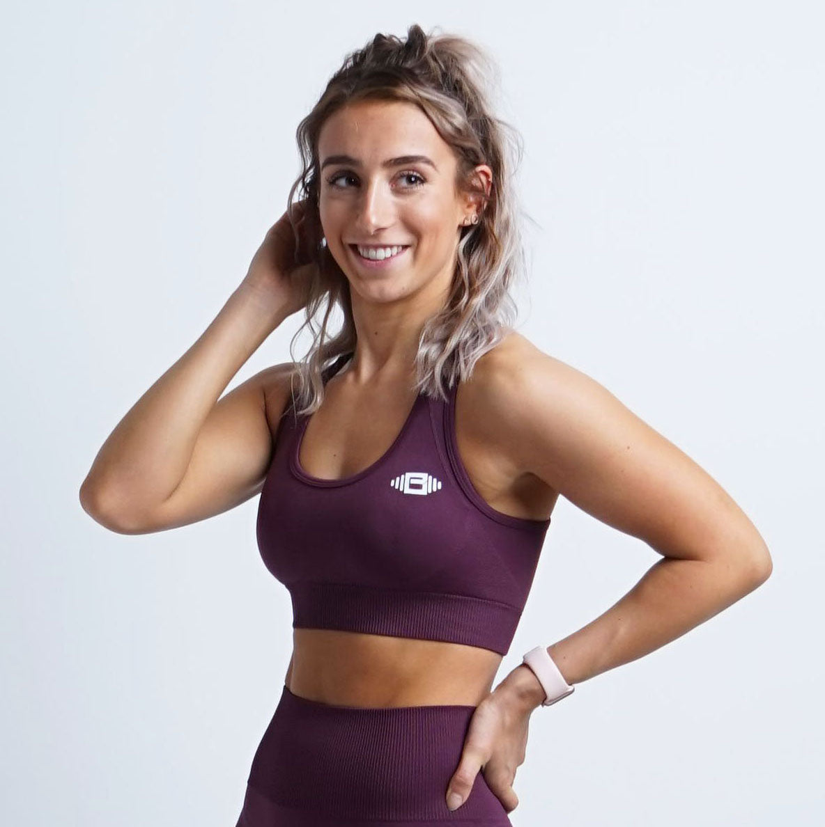 Buzz Physique Xena Bra - Burgundy - Premium  from Buzz Physique - Just $12! Shop now at Buzz Physique
