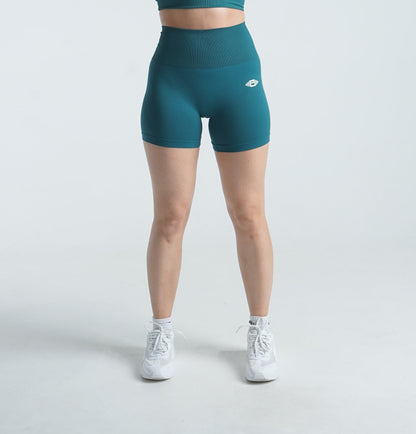 Xena Seamless Shorts -Teal - Premium  from Buzz Physique - Just $10.95! Shop now at Buzz Physique