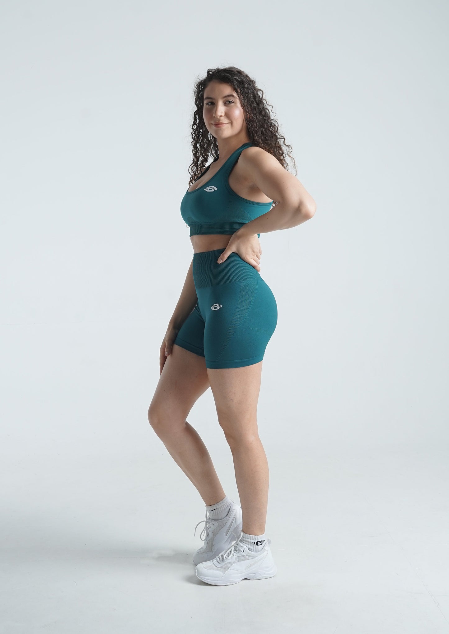 Xena Seamless Shorts -Teal - Premium from Buzz Physique - Just $14.95! Shop now at Buzz Physique