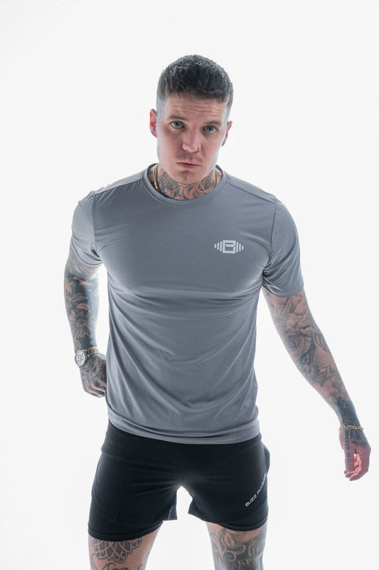 Buzz Physique Energy T-Shirt - Light Grey - Premium  from Buzz Physique - Just $12.95! Shop now at Buzz Physique
