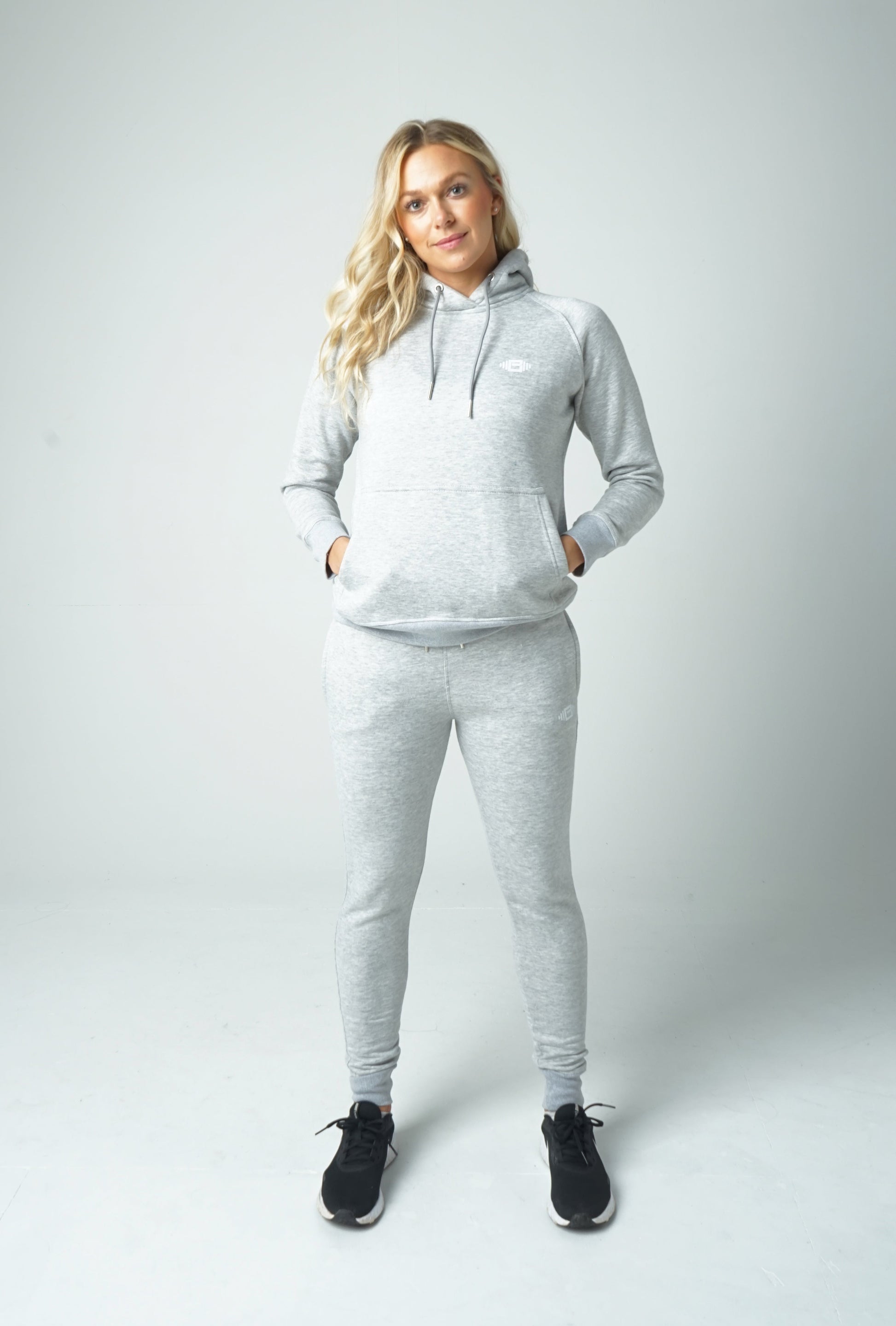 Women's Buzz Physique Essential Hoodie - Heather Grey - Premium  from Buzz Physique - Just $10.95! Shop now at Buzz Physique