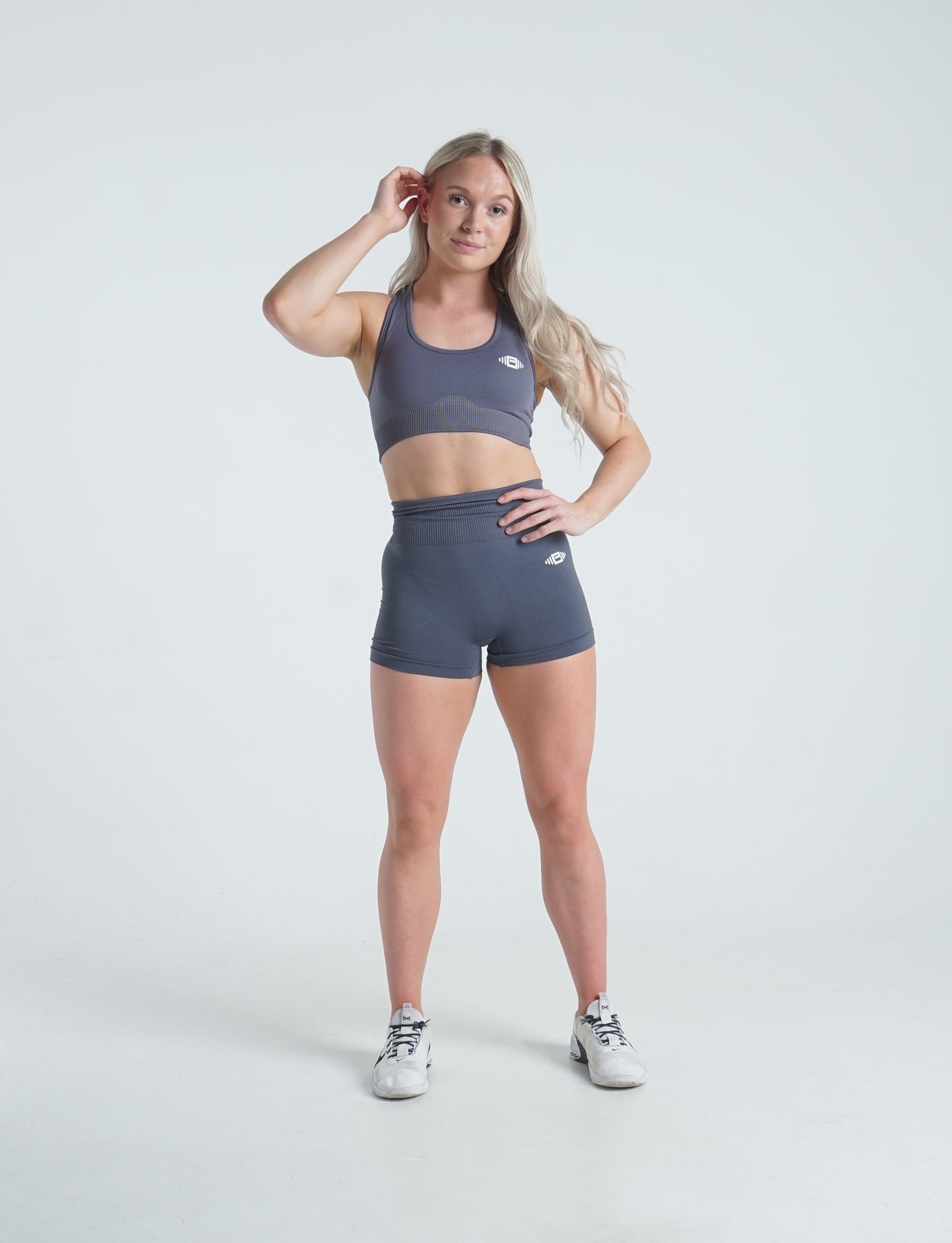 Xena Seamless Shorts - Grey - Premium from Buzz Physique - Just $14.95! Shop now at Buzz Physique