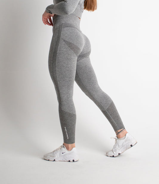 Buzz Physique Acute Seamless Leggings - Grey - Premium  from Buzz Physique - Just $12.95! Shop now at Buzz Physique
