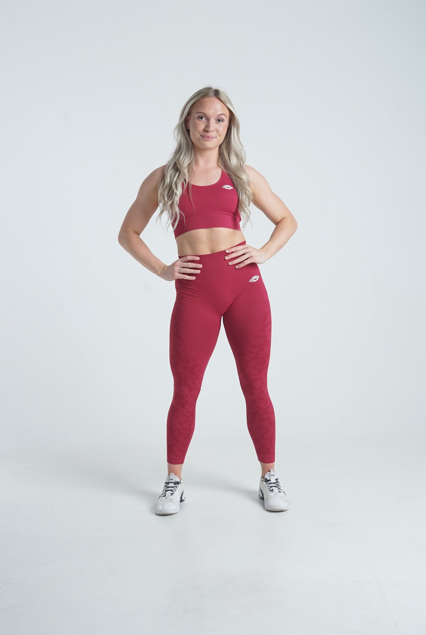 Grace Seamless Leggings - Cherry - Premium from Buzz Physique - Just $16.95! Shop now at Buzz Physique