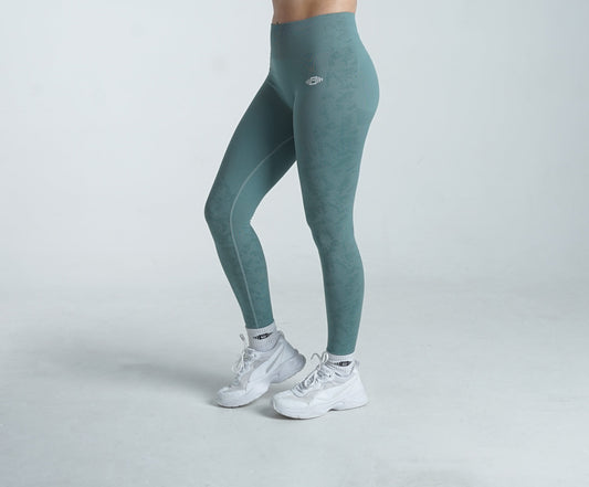 Grace Seamless Leggings - Green - Premium  from Buzz Physique - Just $16.95! Shop now at Buzz Physique