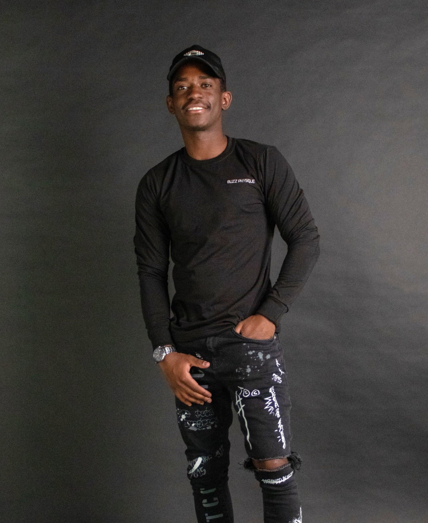 Buzz Physique illusion Long Sleeve T-Shirt - Black - Premium from Buzz Physique - Just $15.95! Shop now at Buzz Physique
