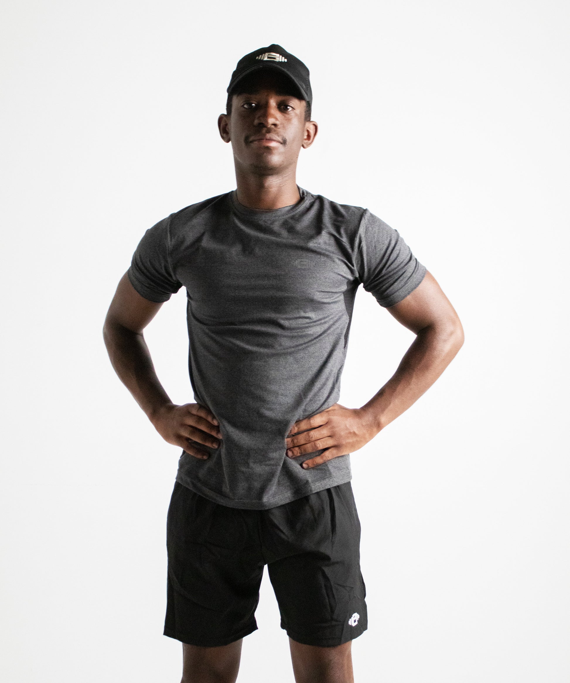 Optimum Performance T-Shirt - Charcoal Black - Premium  from Buzz Physique - Just $9.95! Shop now at Buzz Physique
