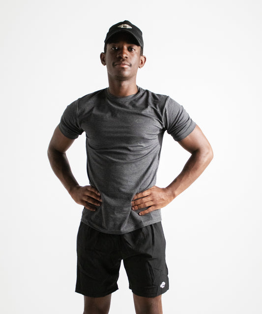 Optimum Performance T-Shirt - Charcoal Black - Premium  from Buzz Physique - Just $9.95! Shop now at Buzz Physique