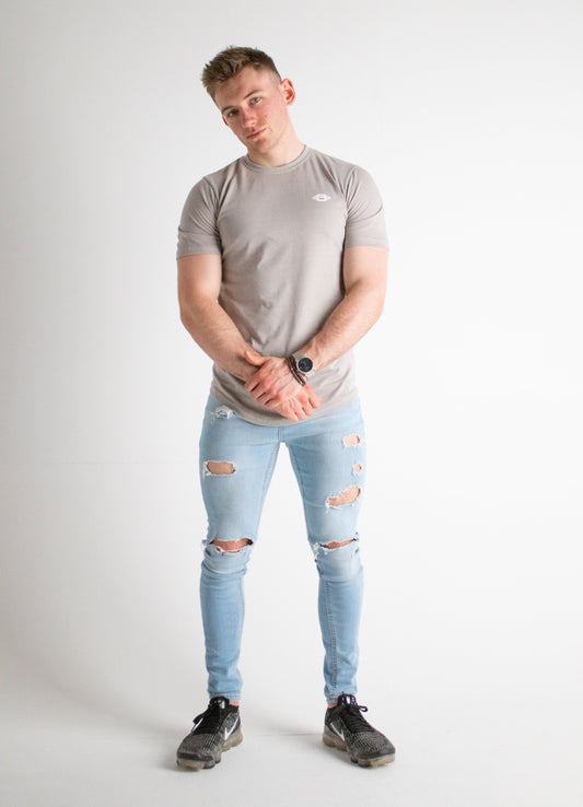 Buzz Physique Manhattan T-Shirt - Sand - Premium  from Buzz Physique - Just $5! Shop now at Buzz Physique