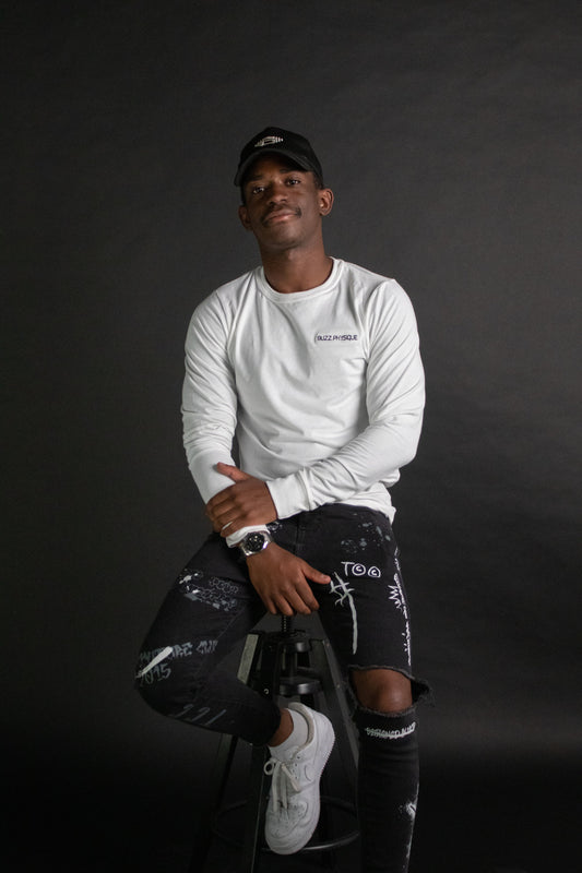 Buzz Physique illusion Long Sleeve T-Shirt - White - Premium  from Buzz Physique - Just $7.95! Shop now at Buzz Physique