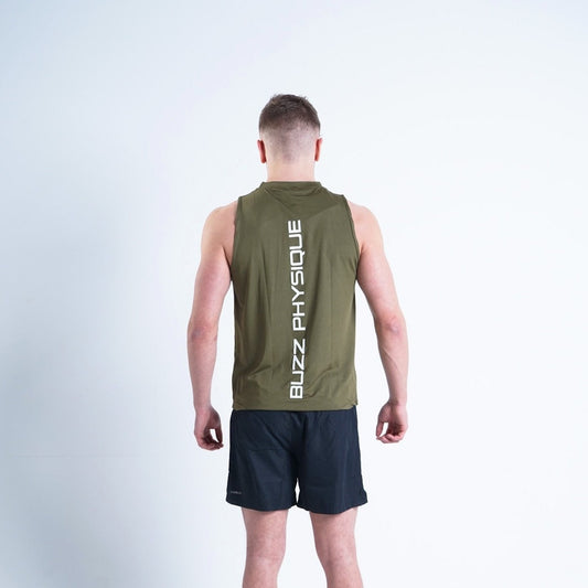 BuzzPhysique Xtreme Performance Vest - Olive - Premium  from Buzz Physique - Just $9.95! Shop now at Buzz Physique