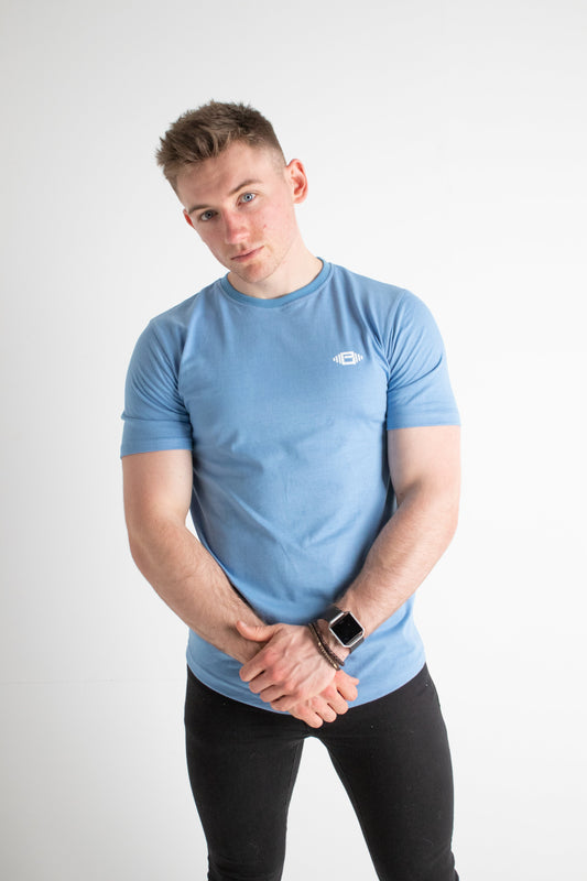 Buzz Physique Manhattan T-Shirt - Baby Blue - Premium  from Buzz Physique - Just $10! Shop now at Buzz Physique