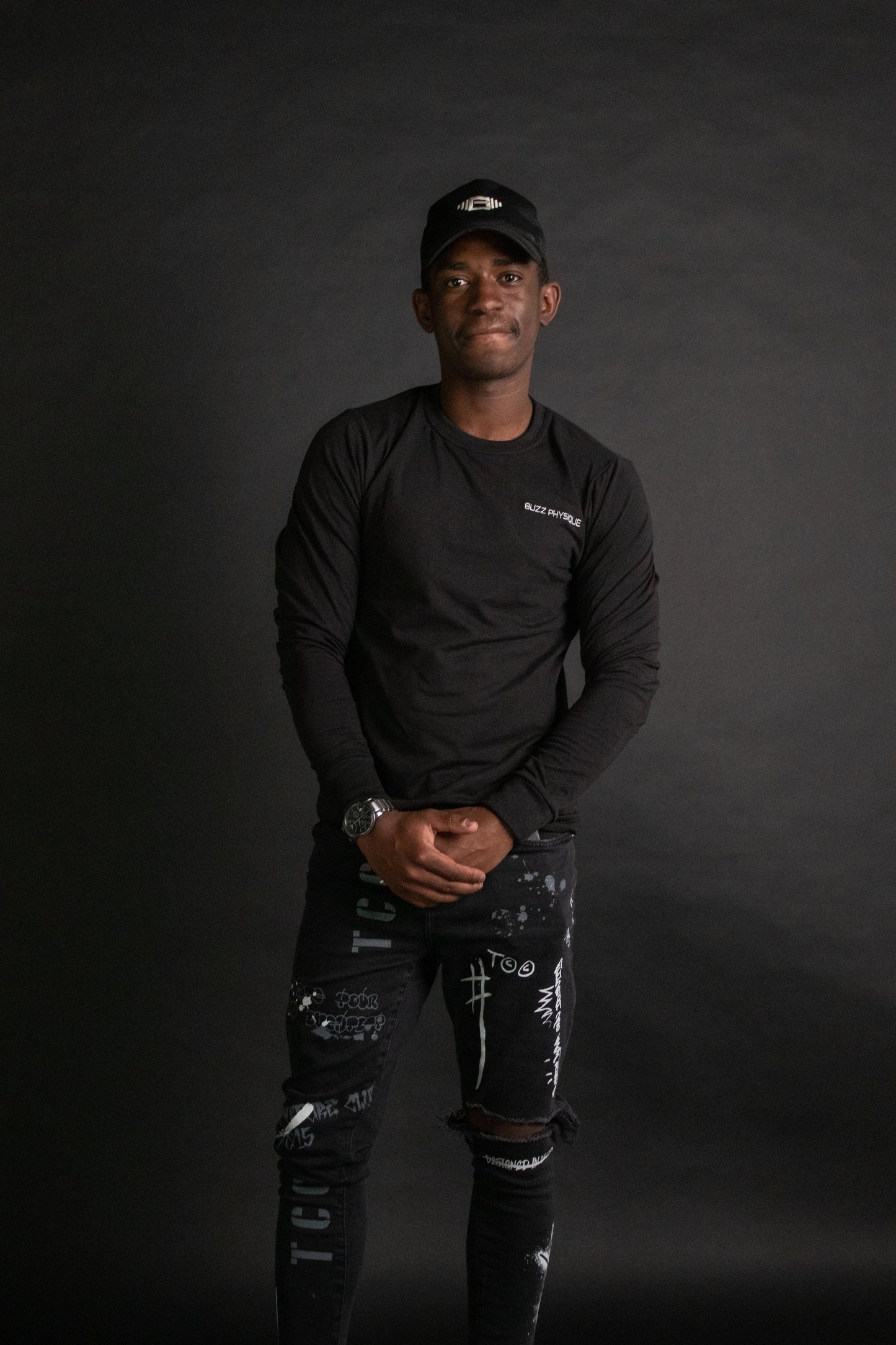 Buzz Physique illusion Long Sleeve T-Shirt - Black - Premium from Buzz Physique - Just $15.95! Shop now at Buzz Physique
