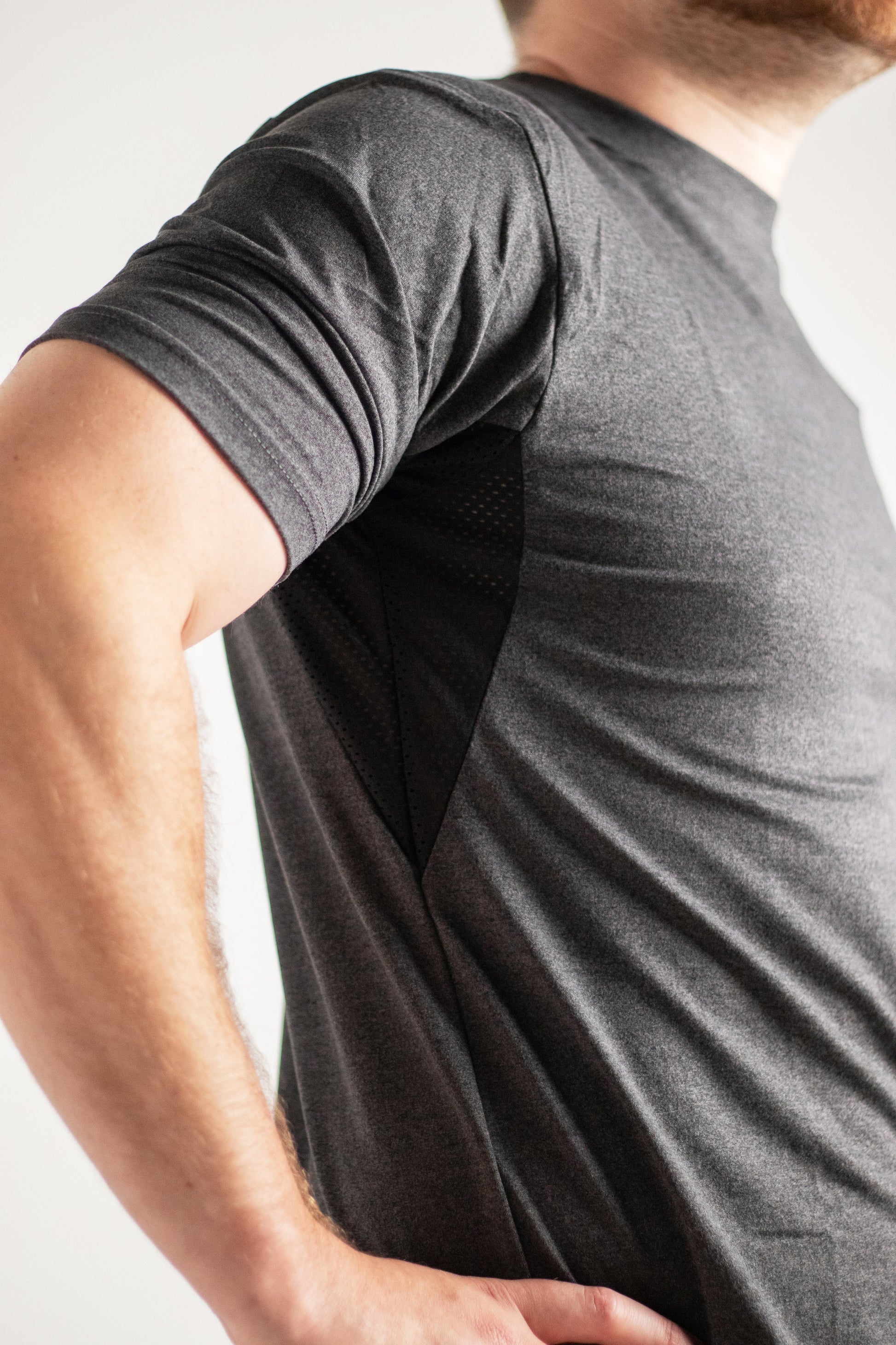 Optimum Performance T-Shirt - Charcoal Black - Premium  from Buzz Physique - Just $9.95! Shop now at Buzz Physique