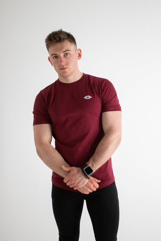 Buzz Physique Manhattan T-Shirt - Burgundy - Premium  from Buzz Physique - Just $5! Shop now at Buzz Physique