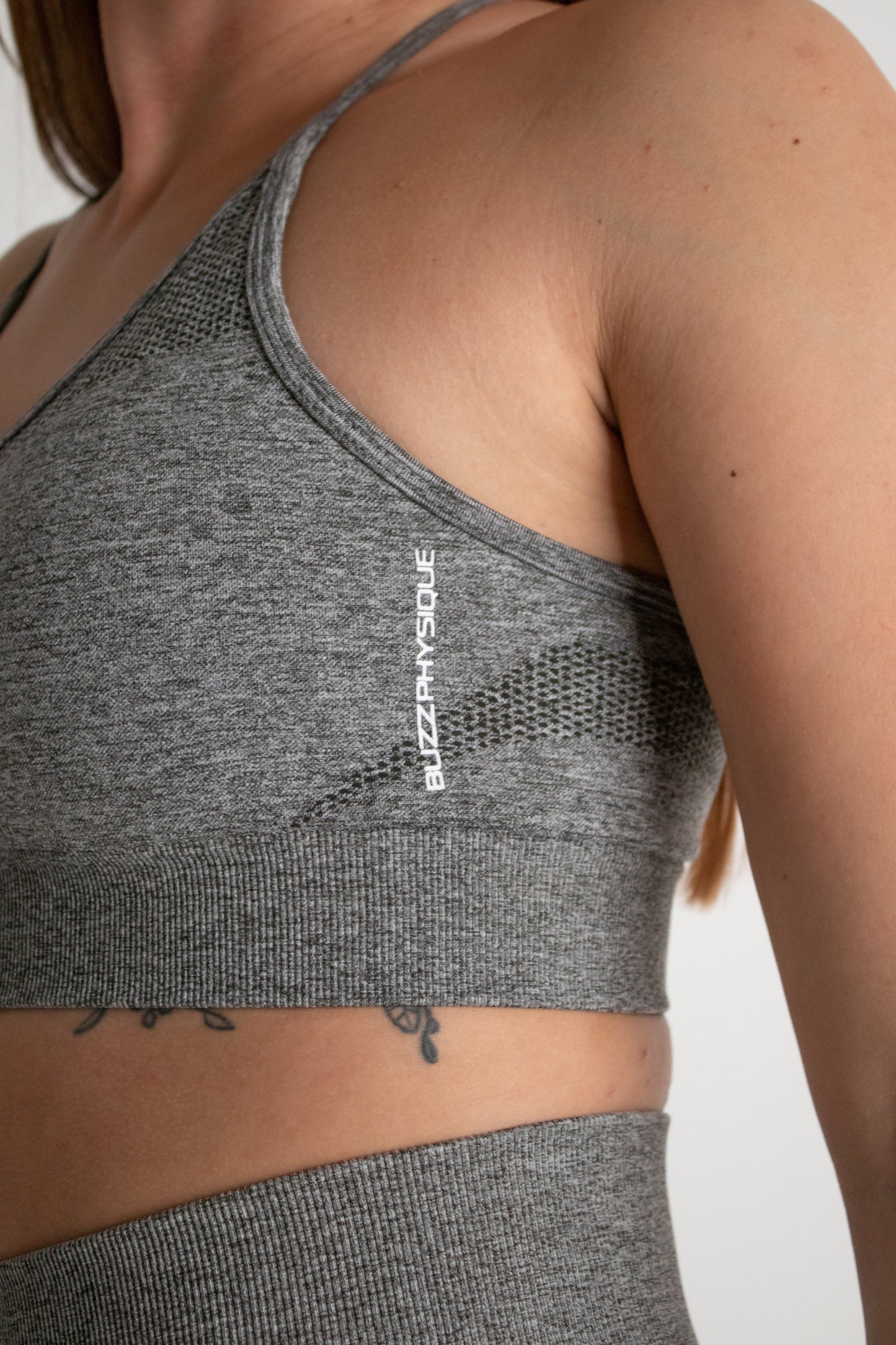 Buzz Physique Acute Seamless Bra - Grey - Premium  from Buzz Physique - Just $12.95! Shop now at Buzz Physique