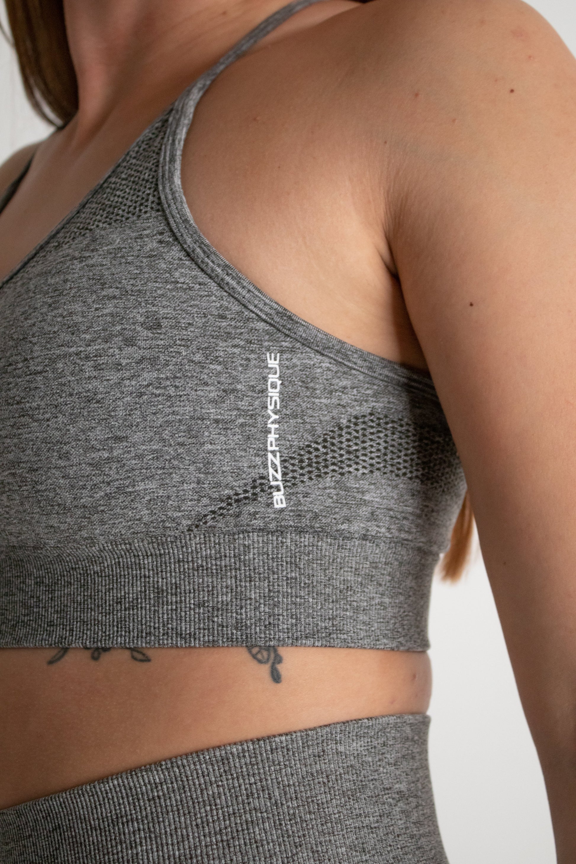Buzz Physique Acute Seamless Bra - Grey - Premium  from Buzz Physique - Just $12.95! Shop now at Buzz Physique