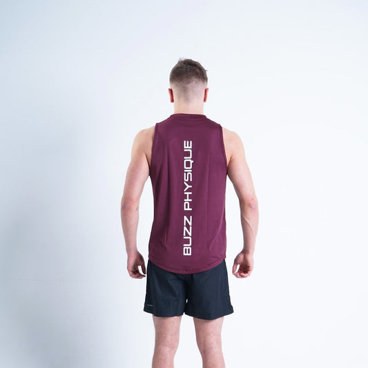 BuzzPhysique Xtreme Performance Vest - Burgundy - Premium  from Buzz Physique - Just $9.95! Shop now at Buzz Physique