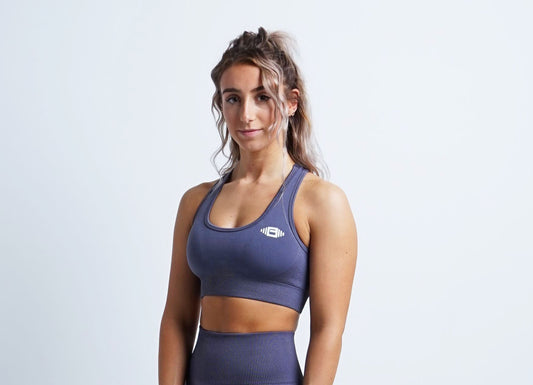 Buzz Physique Xena Bra - Grey - Premium  from Buzz Physique - Just $12! Shop now at Buzz Physique
