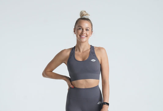 Grace Seamless Bra - Grey - Premium  from Buzz Physique - Just $12.95! Shop now at Buzz Physique