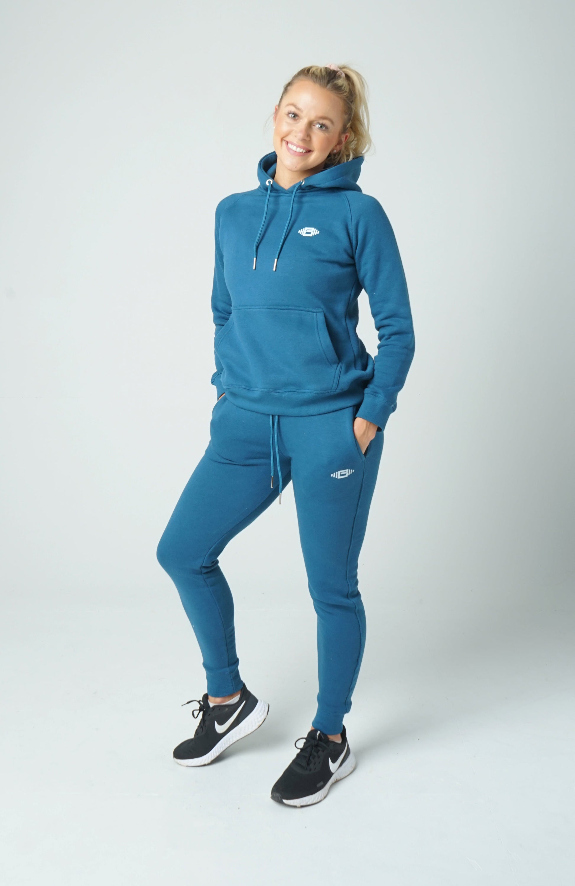 Women's Buzz Physique Essential Hoodie - Teal