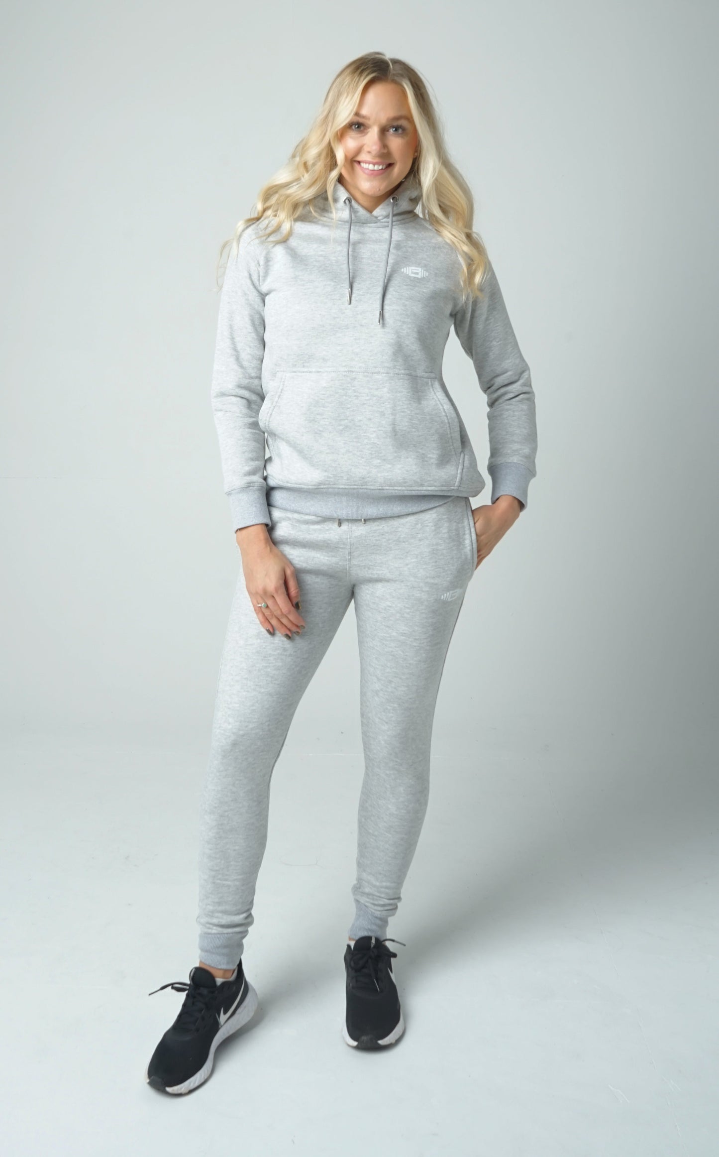 Women's Buzz Physique Essential Hoodie - Heather Grey - Premium  from Buzz Physique - Just $15.95! Shop now at Buzz Physique