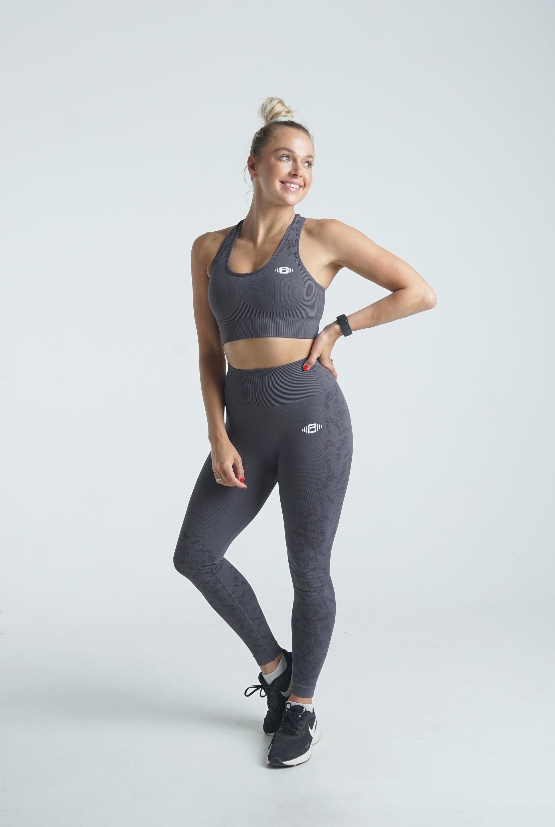 Grace Seamless Bra - Grey - Premium  from Buzz Physique - Just $24.95! Shop now at Buzz Physique