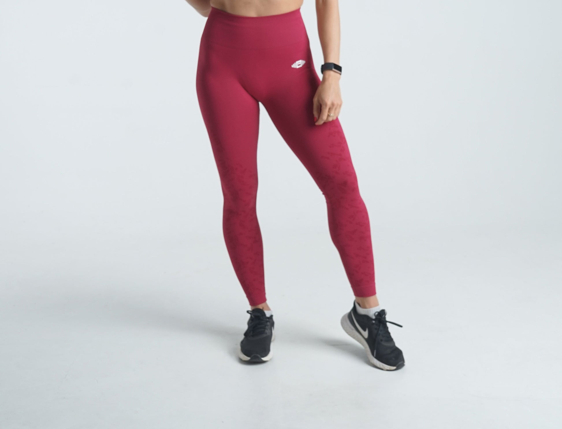 Grace Seamless Leggings - Cherry - Premium  from Buzz Physique - Just $29.95! Shop now at Buzz Physique