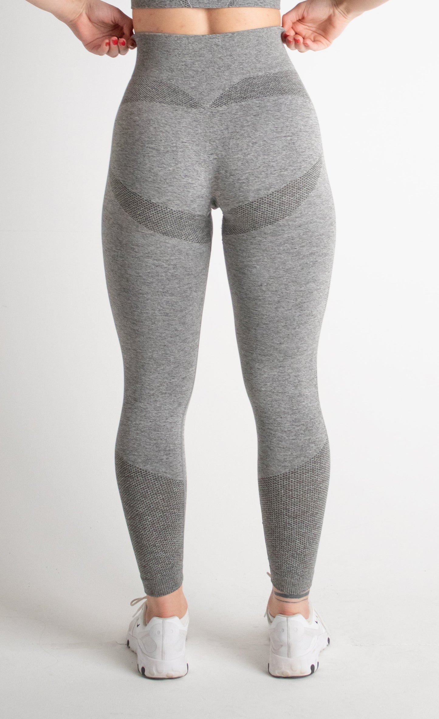 Buzz Physique Acute Seamless Leggings - Grey - Premium  from Buzz Physique - Just $27.95! Shop now at Buzz Physique