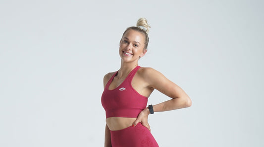 Grace Seamless Bra - Cherry - Premium  from Buzz Physique - Just $24.95! Shop now at Buzz Physique