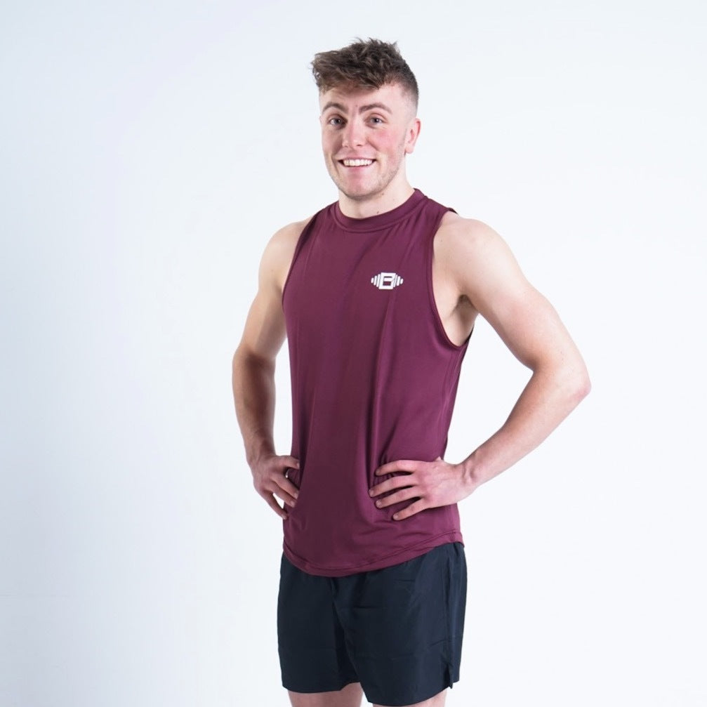 BuzzPhysique Xtreme Performance Vest - Burgundy - Premium  from Buzz Physique - Just $6.95! Shop now at Buzz Physique